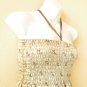 TL96 Women Summer Cocktail Halter Tube Smock Maxi Broomstick Dress - XS to XL