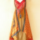 E526 Vintage Women Boho Silk Magic 36" Sarong Pareo Wrap Skirt Tube Dress + DVD
