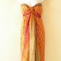 E526 Vintage Women Boho Silk Magic 36" Sarong Pareo Wrap Skirt Tube Dress + DVD