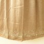 TL83 Brown Embroidered Beaded Halter Tube Smock Maxi Broomstick Dress - XS to XL