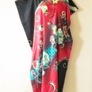 KD77 Red Floral Women Kaftan Caftan Batwing Maternity Dolman Maxi Dress L to 2X KD77 Red Floral Women Kaftan Caftan Batwing Maternity Dolman Maxi Dress L to 2X