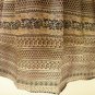 TL84  Brown Women One Size Silk Halter Tube Smock Maxi Broomstick Dress XS to XL