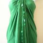 Cruise Beaded SwimSuit Women Beach Summer Coverup Wrap Sarong Pareo Dress