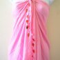 Cruise Beaded SwimSuit Women Beach Summer Coverup Wrap Sarong Pareo Dress