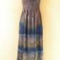 TL110 Women Summer Strapless Halter Tube Smock Maxi Broomstick Dress - XS to XL