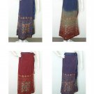 Women Boho Gothic Hippie Gypsy Bohemian Heavily Embroidered Long Maxi Wrap Skirt Women Boho Gothic Hippie Gypsy Bohemian Heavily Embroidered Long Maxi Wrap Skirt