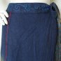 Women Boho Gothic Hippie Gypsy Bohemian Heavily Embroidered Long Maxi Wrap Skirt