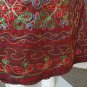 Women Boho Gothic Hippie Gypsy Bohemian Heavily Embroidered Long Maxi Wrap Skirt