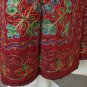Women Boho Gothic Hippie Gypsy Bohemian Heavily Embroidered Long Maxi Wrap Skirt