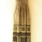 TL87 Women Summer Strapless Halter Tube Smock Maxi Broomstick Dress - XS to XL