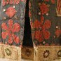 G142 Gothic Hippie Gypsy Bohemian Renaissance Heavily Embroidered Maxi Skirt - L