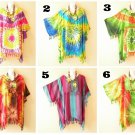 Tie Dye Batik Plus Kaftan Kimono Poncho Fringes Hippie Blouse Top 2X, 3X, 4X, 5X Tie Dye Batik Plus Kaftan Kimono Poncho Fringes Hippie Blouse Top 2X, 3X, 4X, 5X