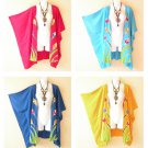 Floral Cardigan Duster Kaftan Dolman Plus Blazer Jacket Cover Top - up to 5X