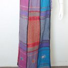 Bohemian Peasant Embroidered Boho Patchwork Full Long Maxi Skirt - XS & S