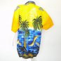 Hippie Gypsy Tunic Kurti Hand Painted Batik Unisex Shirt / Blouse - 1X & 2X