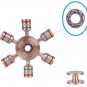 USA Stock Ship Wheel Metal 1, 2, 6, 10 & 20 Copper Brass Torqbar Fidget Spinner