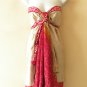 M648 Reversible Vintage Silk Magic 30" Length Wrap Skirt Halter Tube Dress + DVD
