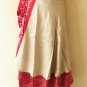 M648 Reversible Vintage Silk Magic 30" Length Wrap Skirt Halter Tube Dress + DVD