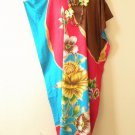 Batik Floral Plus Size Dolman Kaftan Tunic Batwing Dress - L, XL, 1X & 2X Batik Floral Plus Size Dolman Kaftan Tunic Batwing Dress - L, XL, 1X & 2X