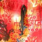 Floral Kaftan Women Viscose Batwing Empire Dolman Maxi Dress EL67 - M, L & XL