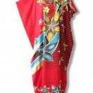 Red Floral Batik Batwing Dolman Kaftan Tunic Hippy Abaya Maxi Dress-XS, S, M & L Red Floral Batik Batwing Dolman Kaftan Tunic Hippy Abaya Maxi Dress-XS, S, M & L