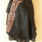 B119 Black Reversible Vintage Silk Magic 20" Mini Wrap Skirt Tube Top + DVD