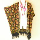 CB142 Batik Cardigan Duster Kaftan Batwing Hippy Jacket Coat Cover Top up to 5X CB142 Batik Cardigan Duster Kaftan Batwing Hippy Jacket Coat Cover Top up to 5X