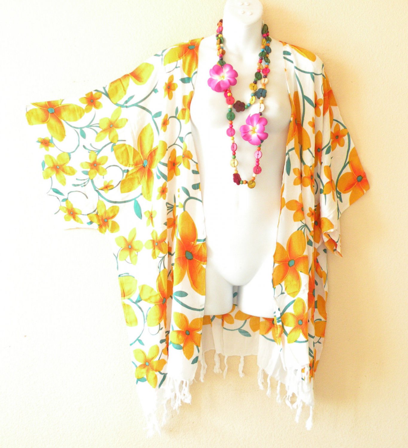 CB156 Batik  Cardigan  Duster Kimono  Sleeve Plus Jacket 