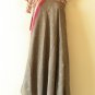 L58 Vintage Silk Magic 34" Long Wrap Skirt Halter Summerwear Tube Maxi Dress
