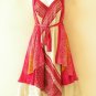 M753 Reversible Vintage Silk Magic 30" Length Wrap Skirt Halter Tube Dress + DVD