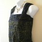 Formal Gothic Bohemian Heavily Embroidered Dress or Long Top - XS & S