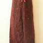 G88 Gothic Hippie Gypsy Bohemian Renaissance Embroidered Maxi Skirt - M & L