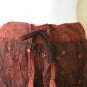 G88 Gothic Hippie Gypsy Bohemian Renaissance Embroidered Maxi Skirt - M & L