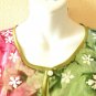 KD265 Floral Batik Batwing Caftan Batwing Abaya Dolman Maxi Dress - L to 1X