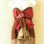 B103 Reversible Kariza Silk Magic 20" Mini Wrap Skirt Halter Tube Top + DVD