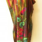 KD276 Floral Women Kaftan Caftan Hippy Tunic Abaya Gown Maxi Dress - L to 1X KD276 Floral Women Kaftan Caftan Hippy Tunic Abaya Gown Maxi Dress - L to 1X