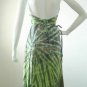 D5 Two Piece Women Boho Tie Dye Halter Sexy Summer Top & Wrap Skirt Suit Set - S