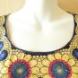 KD430 Abstract Viscose Glitter Abaya Batwing Maternity Maxi Dress - 2X to 5X