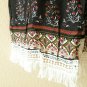 CF7 Red Floral Fringes Open Front Cardigan Kimono Duster Jacket - S, M & L
