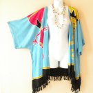 CB214 Gecko Hippy Cardigan Duster Kimono Batwing Jacket Coat Cover - 3X, 4X & 5X CB214 Gecko Hippy Cardigan Duster Kimono Batwing Jacket Coat Cover - 3X, 4X & 5X
