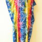 KD291 Tie Dye Women Kaftan Caftan Batwing Maternity Dolman Maxi Dress L to 2X
