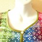 KD264 Batik Women Kaftan Caftan Hippy Tunic Abaya Boho Gown Maxi Dress L - 2X