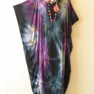 KD355 Tie Dye Batik Women Batwing VNeck Kaftan Dolman Women Abaya Dress Up to 5X