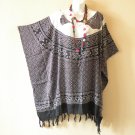 KB222 Elephant Batik Women Plus Kimono Poncho Hippy Women Blouse Top up to 5X
