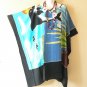 LT91 Dolphin Batwing 38" Length Midi Kimono Dolman Women Abaya Dress Up to 7X