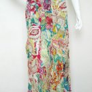 S13 Bohemian Peasant Print Embroidered Multicolor Patchwork Maxi Long Boho Skirt S13 Bohemian Peasant Print Embroidered Multicolor Patchwork Maxi Long Boho Skirt