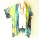 CB629 Tie Dye Cardigan Duster Kimono Open Front Plus Jacket Coverup Top up to 5X CB629 Tie Dye Cardigan Duster Kimono Open Front Plus Jacket Coverup Top up to 5X