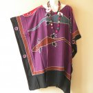LT81 Purple Gecko Batik 38" Length Midi Kaftan Dolman Women Abaya Dress Up to 7X LT81 Purple Gecko Batik 38" Length Midi Kaftan Dolman Women Abaya Dress Up to 7X
