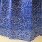 TL88 Blue Free Size Women Silk Halter Tube Smock Maxi Broomstick Dress M to 2X