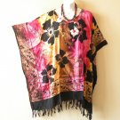 KB268 Tie Dye Batik Caftan Plus Kaftan Poncho Hippy Women Blouse Top up to 5X KB268 Tie Dye Batik Caftan Plus Kaftan Poncho Hippy Women Blouse Top up to 5X